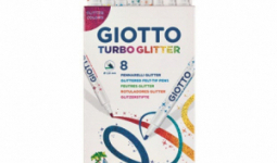 Filctoll GIOTTO Turbo Glitter csillámos 8db-os készlet