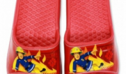 Fireman Sam, Sam a Tűzoltó gyerek papucs, piros