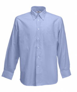 FoL Long Sleeve Oxford Shirt, oxfordblue