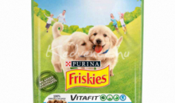 Friskies Junior Csirke-zöldséggel+tejjel kutyatáp 500g