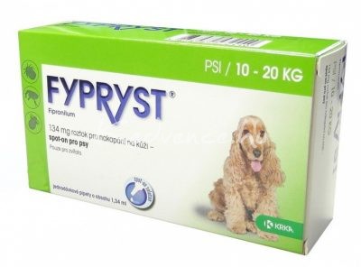 Fypryst SpotOn 10-20kg 10db kutyának Bolha és Kullancsírtó Csepp
