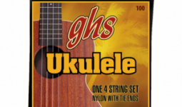 GHS 100 ukulele húr - black nylon, Bariton