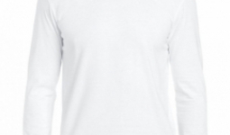 Gildan h. ujjú Softstyle póló, fehér