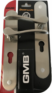 GMB Villena cilinderes ajtókilincs garnitúra (55 mm, szatén nikkel)
