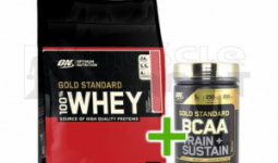 Gold Standard 100% Whey 4540 g + Ajándék BCAA Train+Sustain 266 g