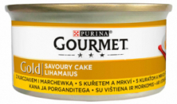 Gourmet Gold Savoury Cake Csirke+sárgarépával macskatáp 85g