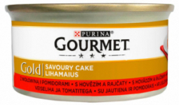 Gourmet Gold Savoury Cake Marha+paradicsommal macskatáp 85g