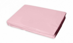 Gumis lepedő pamut rózsaszín 60x120/70x140cm
