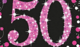 Happy Birthday 50 szalvéta girl 16 db-os 
