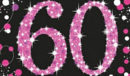 Happy Birthday 60 szalvéta girl 16 db-os