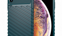 Hátlapvédő tok Apple iPhone XS Max mobiltelefonhoz - HT Thunder Case, Zöld