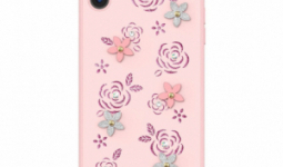 Hátlapvédő tok Apple iPhone XS Max mobiltelefonhoz - Kingxbar Petal, Rózsaszín