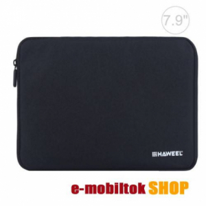 HAWEEL Tablet univerzális tok, táska, 21 x 14,5 x 2 cm, Fekete