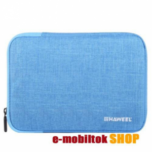 HAWEEL Tablet univerzális tok, táska, 35 x 24 x 2 cm, Világoskék