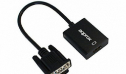 HDMI–VGA Audio Adapter approx! APPC25 3,5 mm Micro USB 20 cm 720p/1080i/1080p MOST 12608 HELYETT 10318 Ft-ért!