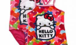 Hello Kitty lányka fürdőruha pink