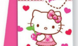 Hello Kitty party meghívó 6 db-os