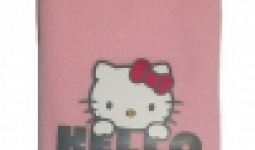 Hello Kitty Pastel 4 zoknis álló szövet tok pink*