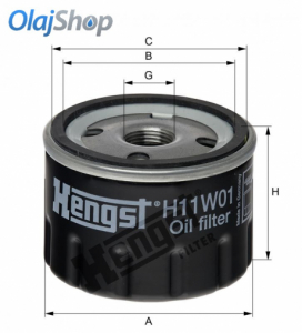 HENGST H11W01 olajszűrő