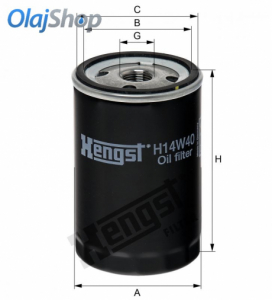 HENGST H14W40 olajszűrő