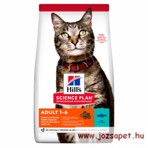 Hill&#039;s Feline Adult Optimal Care Tuna macska táp 10 kg tonhallal
