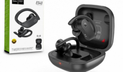 HOCO TWS Bluetooth sztereó headset v5.0 + töltőtok - HOCO ES40 Genial True Wireless Headset with Charging Case - fekete