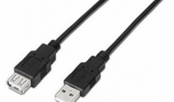 Hosszabbító Kábel NANOCABLE 10.01.0203-BK 1,8 m USB Apa (Csatlakozó) Anya (Konnektor) Fekete MOST 1140 HELYETT 533 Ft-ért!
