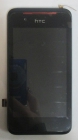 HTC Desire 210 DualSim gyári előlap, lcd kijelző és érintőplanel fekete