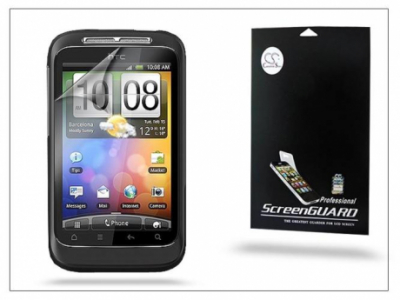 HTC Wildfire S képernyővédő fólia - Clear - 1 db/csomag