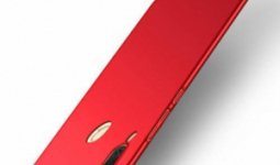Huawei Honor Play (2018), Mofi Shield Slim műanyag védőtok, 0,9mm vékony, Piros