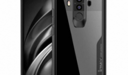 Huawei Mate 10 Pro, Ipaky műanyag védőtok, Szilikon keret, Átlátszó hátlap, Fekete