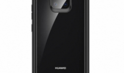 Huawei Mate 20 Pro, Rock műanyag védőtok, Szilikon betétes, Fekete, Átlátszó