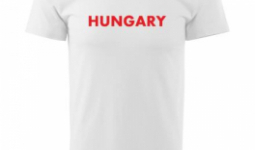 HUNGARY feliratos póló, fehér