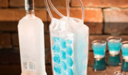 Hűtőtáska palackhoz - kék