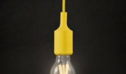 Húzókapcsolós lámpa - sárga