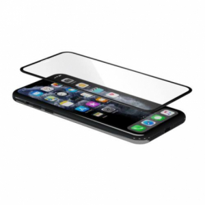 iGlass 3D Round kijelzővédő üvegfólia - iPhone 12 Pro Max - fekete