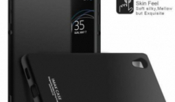 IMAK szilikon védő tok,SONY Xperia XA1 Ultra (G3221 / G3223 / G3212 / G3226),Fényes fekete