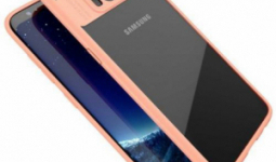 IPAKY műanyag tok, szilikon keret, SAMSUNG SM-G950 Galaxy S8, Rózsaszín