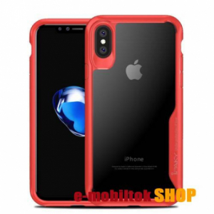 IPAKY műanyag védő tok,APPLE iPhone X,Piros