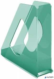 Iratpapucs, műanyag, 68 mm, ESSELTE "Colour&acute; Ice", zöld