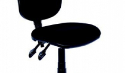 Irodai szék, fekete szövetborítás, fekete lábkereszt, MAYAH 