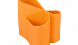 Írószertartó ICO Lux műanyag narancssárga