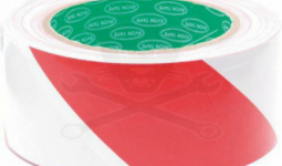 Jelzőszalag piros-fehér 33 méter x 50 mm öntapadós (AVN-964-4040D)