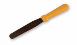 Kis méretű színes nyelű fém spatula (kenőkés)