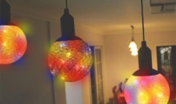 LED dekorációs függő gömblámpa