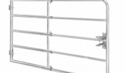 Legelőkapu, kerítés 107-170 cm x 90  cm horganyzott acél