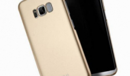 LENUO Silky Touch műanyag védő tok,SAMSUNG SM-G950 Galaxy S8,Arany