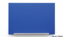 Mágneses üvegtábla, 71,1x126 cm, NOBO 'Impression Pro', kék