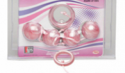 Marble Collection Anal Beads Large Pink