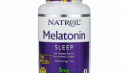 Melatonin, 5 mg, 100 db, lassú felszívódású, Natrol
